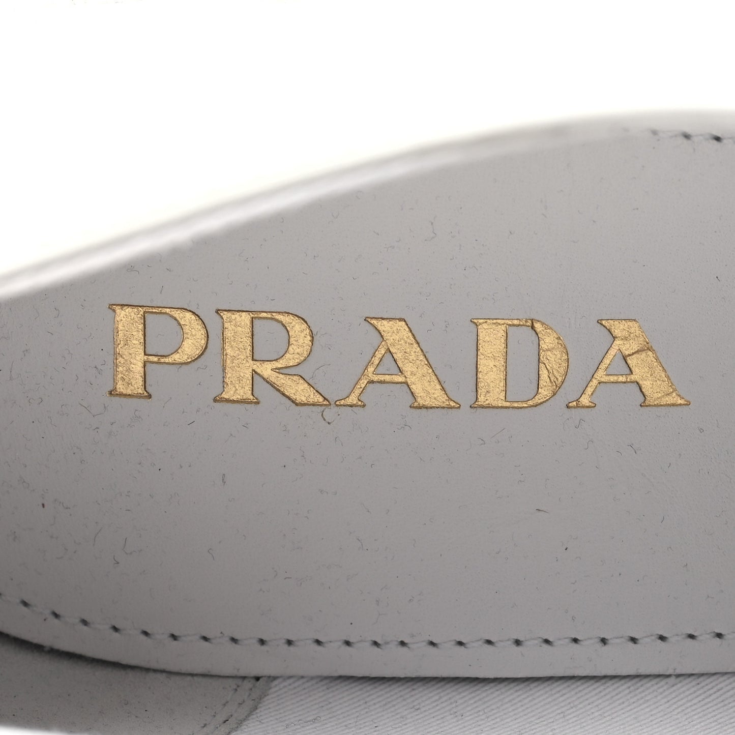 Spazzolato Metal Triangle Logo 50mm Loafers 39.5 White