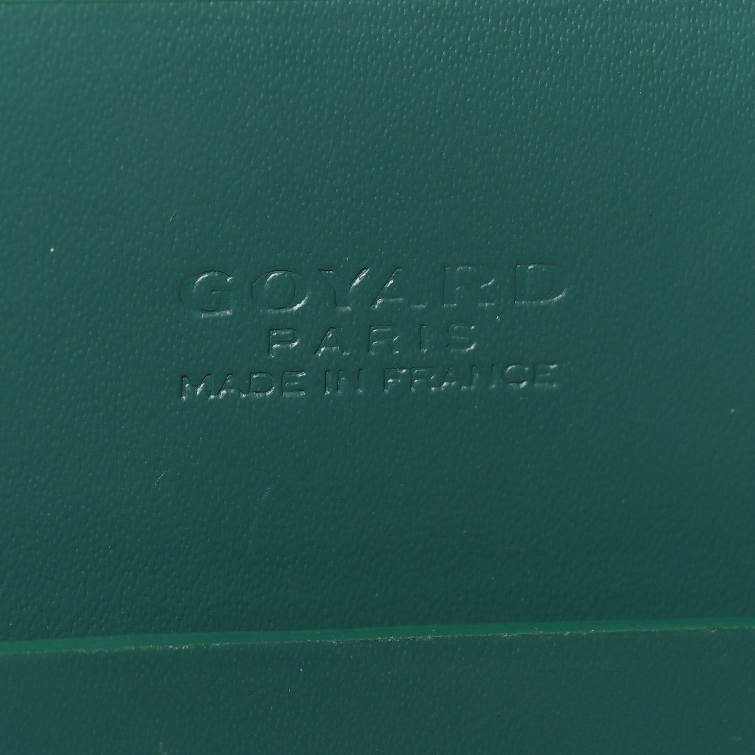 Goyard Goyardine Richelieu Wallet Green 6 of 9