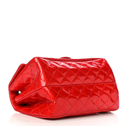 Chanel Patent Quilted Accordion Reissue 2.55 Flap Red 4 of 11