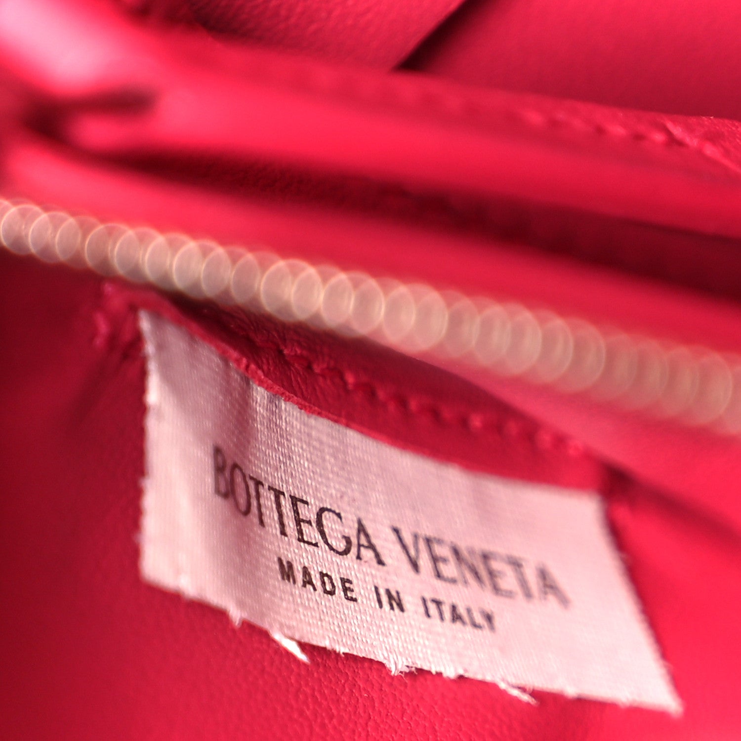 Bottega Veneta Lambskin Maxi Intreccio Small Cassette Crossbody Bag Cranberry 7 of 11