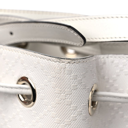 Gucci Hilary Lux Bright Diamante Small Bucket Bag Great White 14 of 16