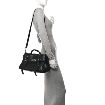 Mulberry Shiny Calfskin Medium Alexa Black 2 of 11