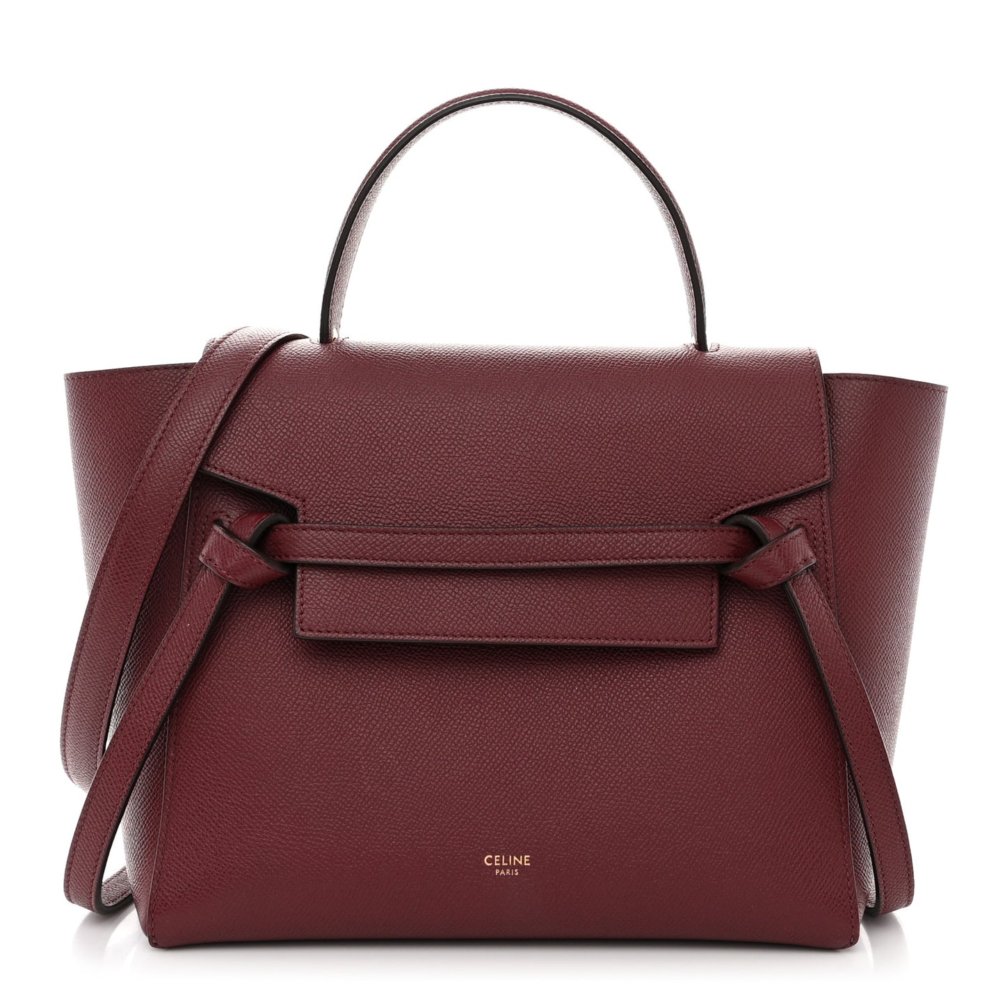Grained Calfskin Micro Belt Bag Acai