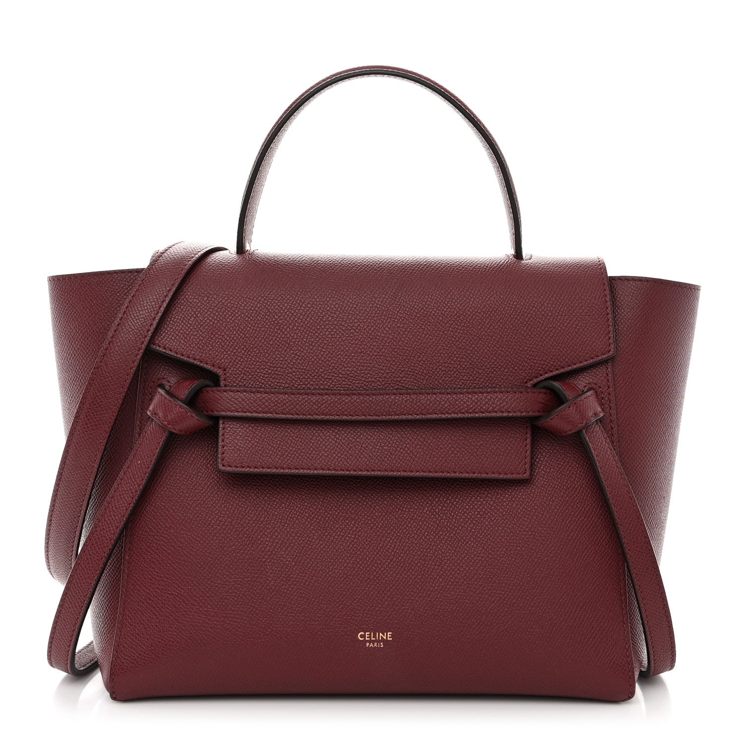 Celine Grained Calfskin Micro Belt Bag Acai 1 of 12