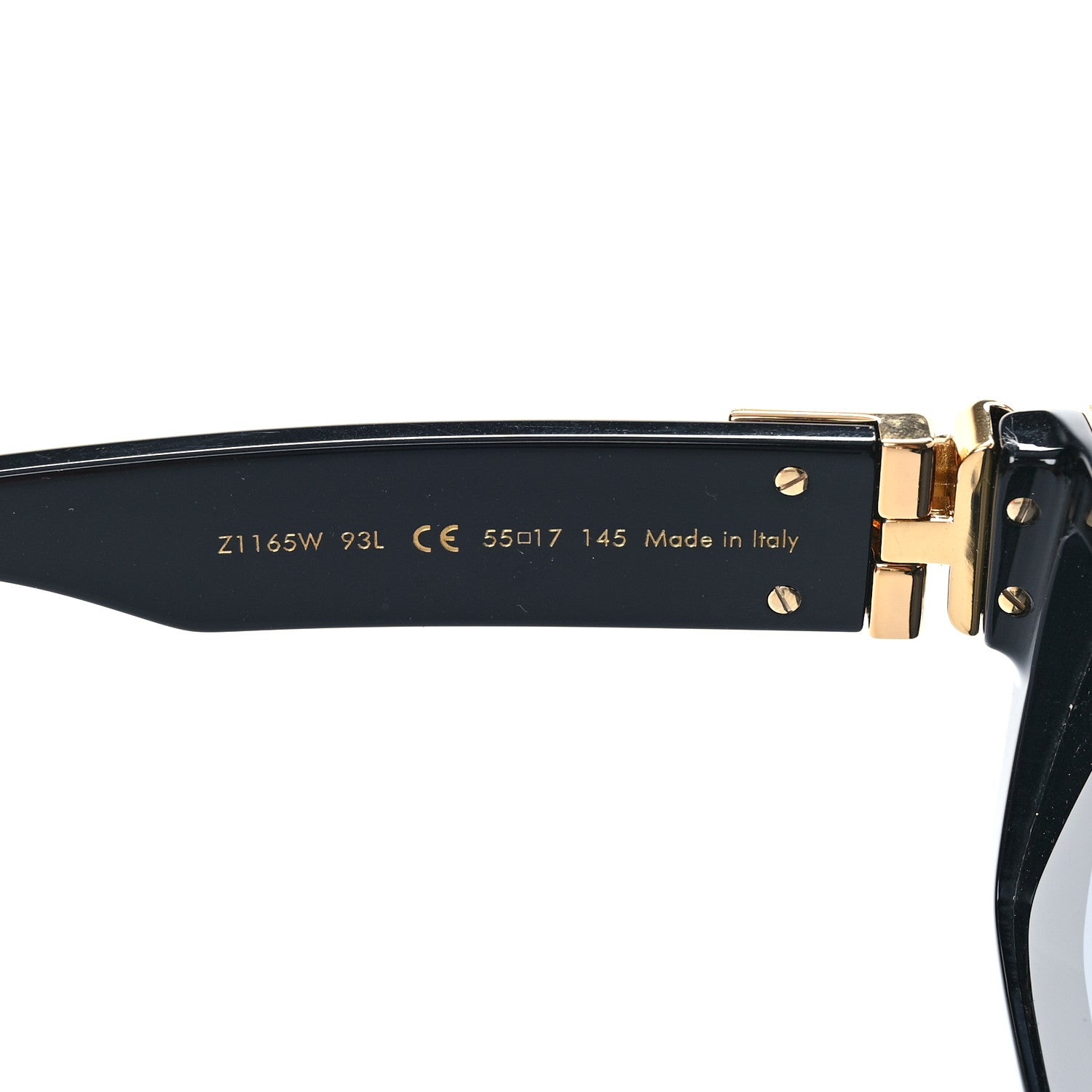 Louis Vuitton Acetate 1.1 Millionaires Sunglasses Z1165W Black 7 of 8