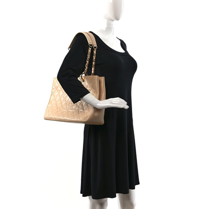 Chanel Caviar Quilted Grand Shopping Tote GST Beige 2 of 14