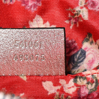 Gucci Laminated Nappa Trapuntata Small Zumi Shoulder Bag Rosso Marine Argento 7 of 11