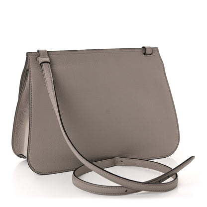 Gucci Cellarius Calfskin Medium Bamboo Daily Flap Shoulder Bag Storm Grey 3 of 9