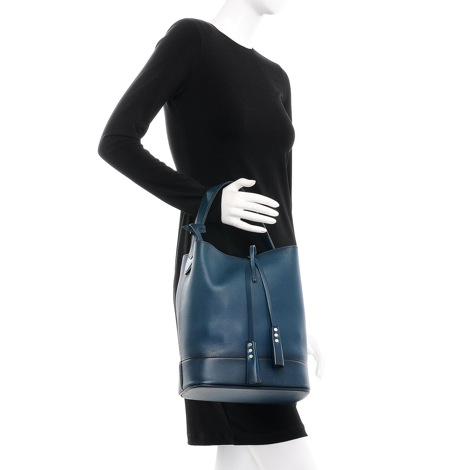 Louis Vuitton Smooth Calfskin NN14 Cuir Nuance GM Blue 2 of 7