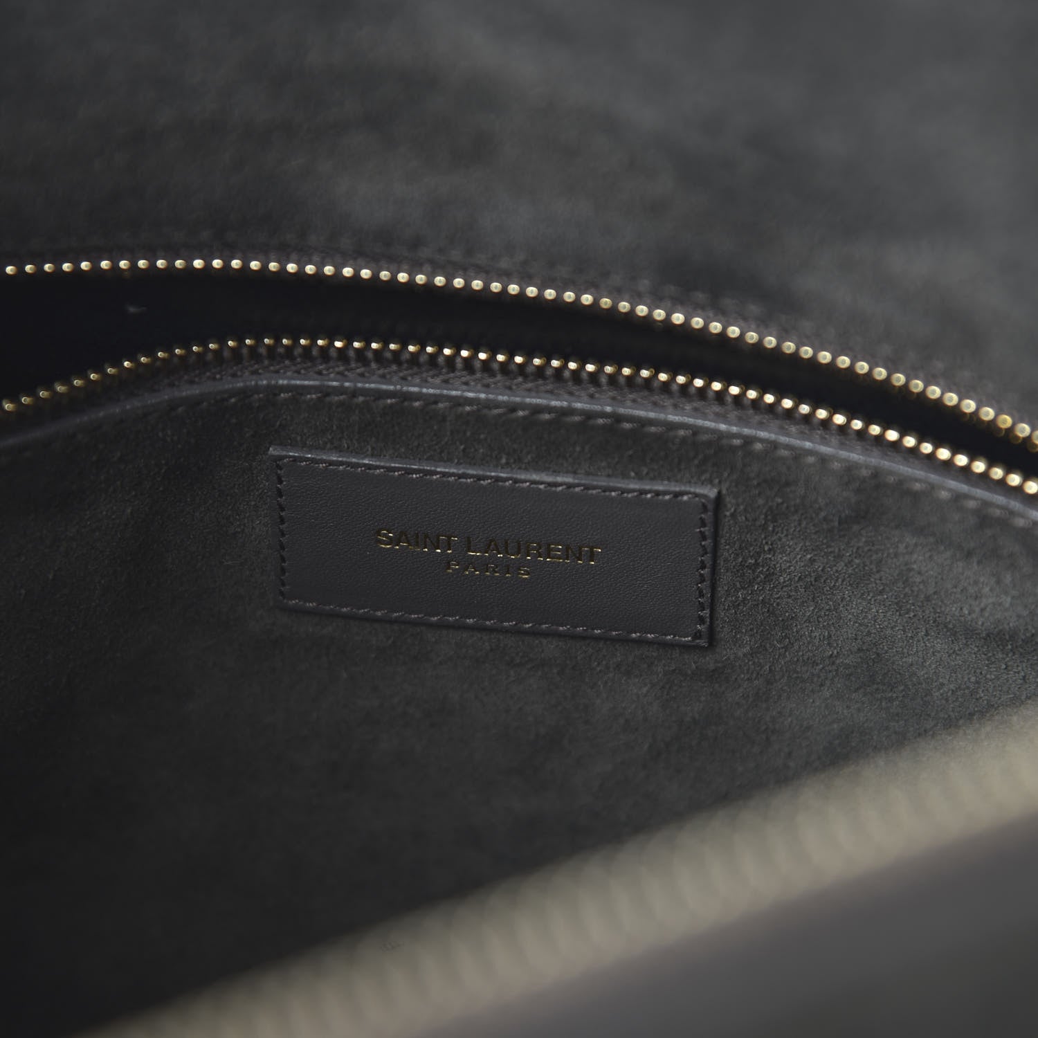 Saint Laurent Calfskin Suede Classic Duffle 6 Khaki 9 of 11