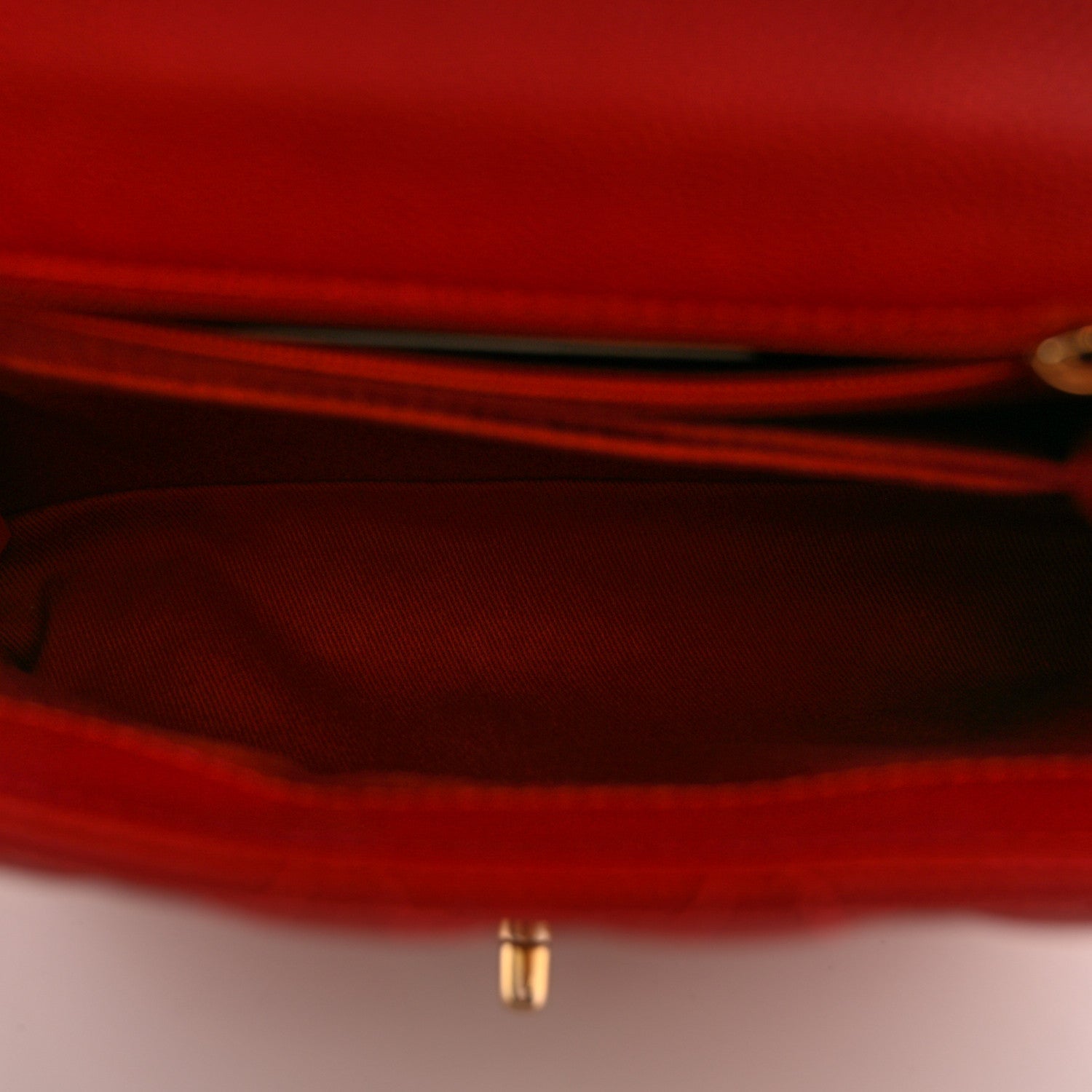 Chanel Caviar Quilted Mini Coco Handle Flap Red 5 of 10