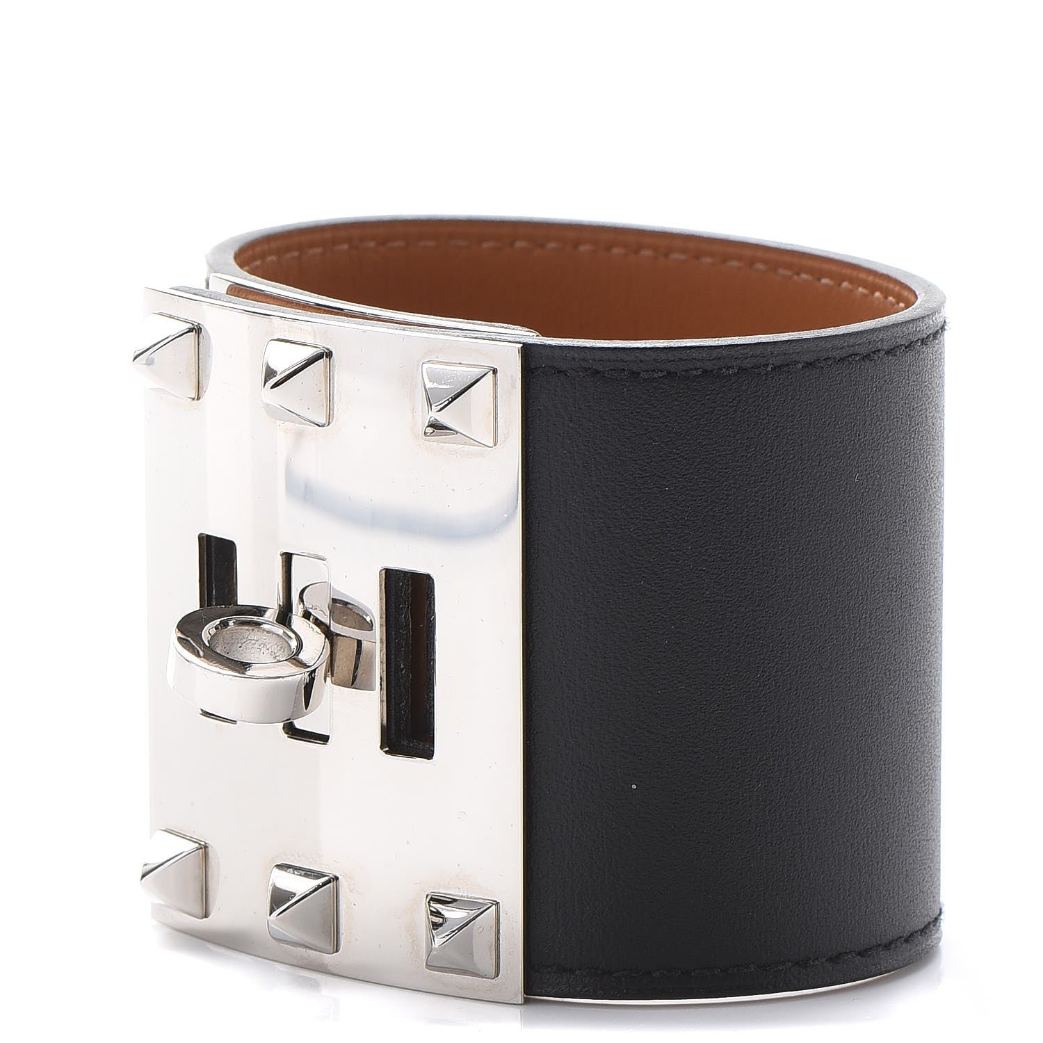 Hermes Chamonix Extreme Kelly Bracelet S Black 1 of 8