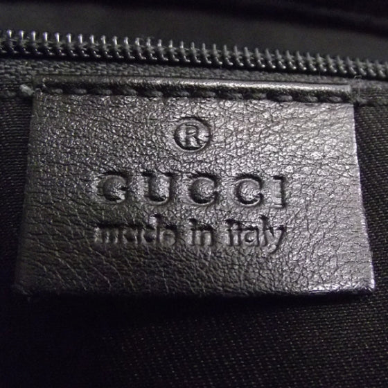 Gucci Patent D Gold Tote Black 7 of 10