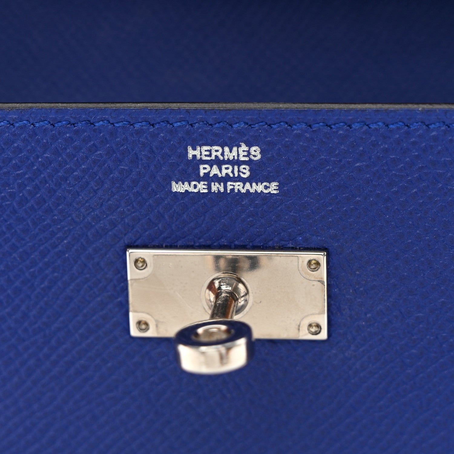 Hermes Epsom Kelly Longue Wallet Bleu Electrique 6 of 10