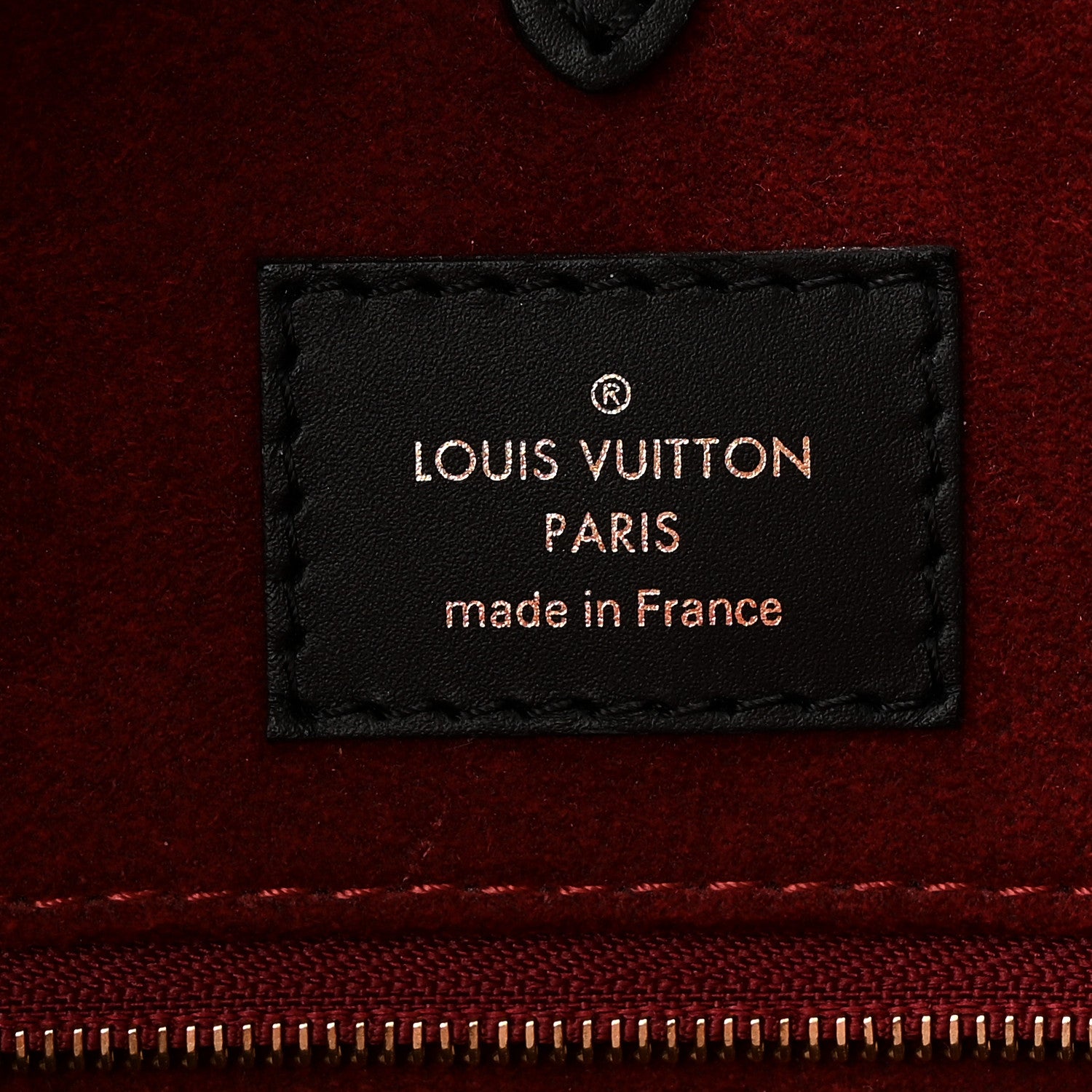 Louis Vuitton Empreinte Monogram Giant Onthego MM Black Beige 6 of 9