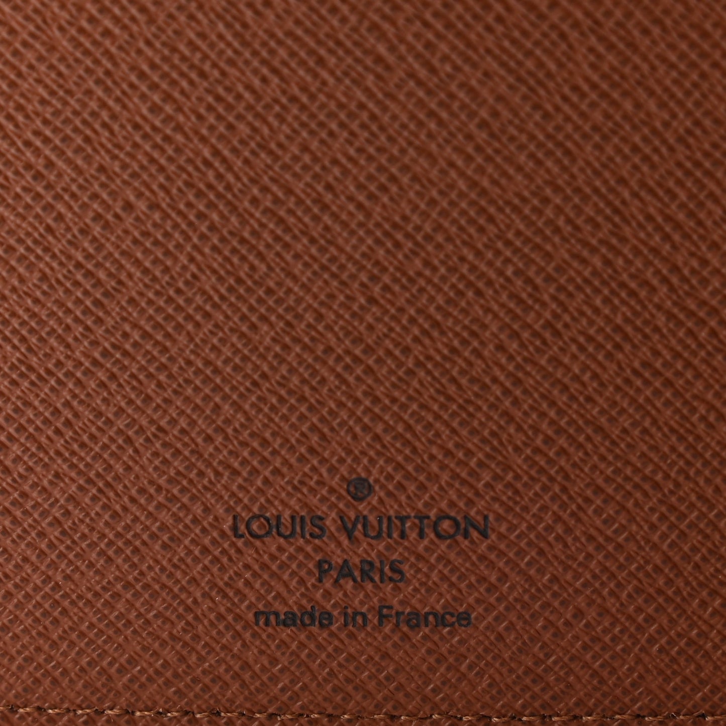 Monogram Desk Agenda Cover