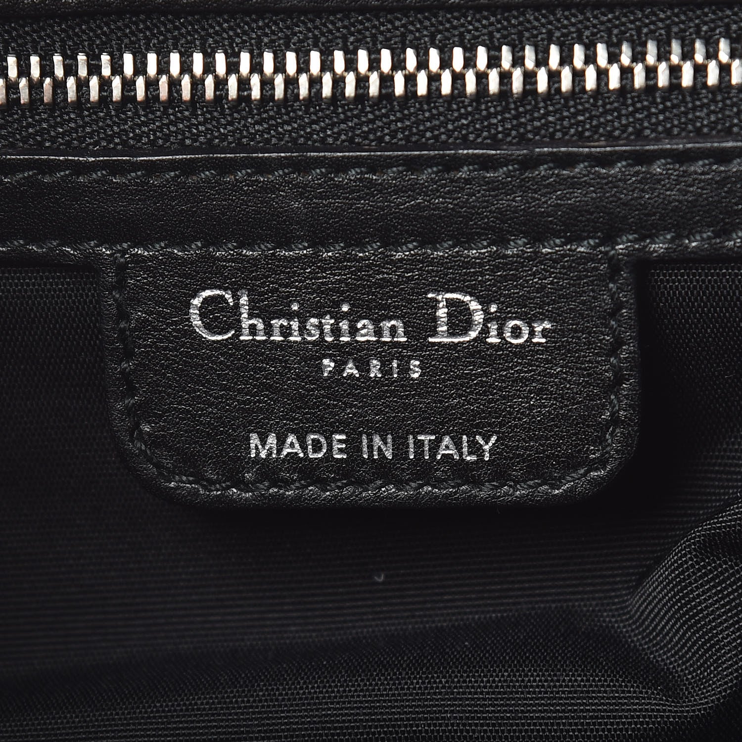 Christian Dior Lambskin Karenina Tote Black 8 of 9
