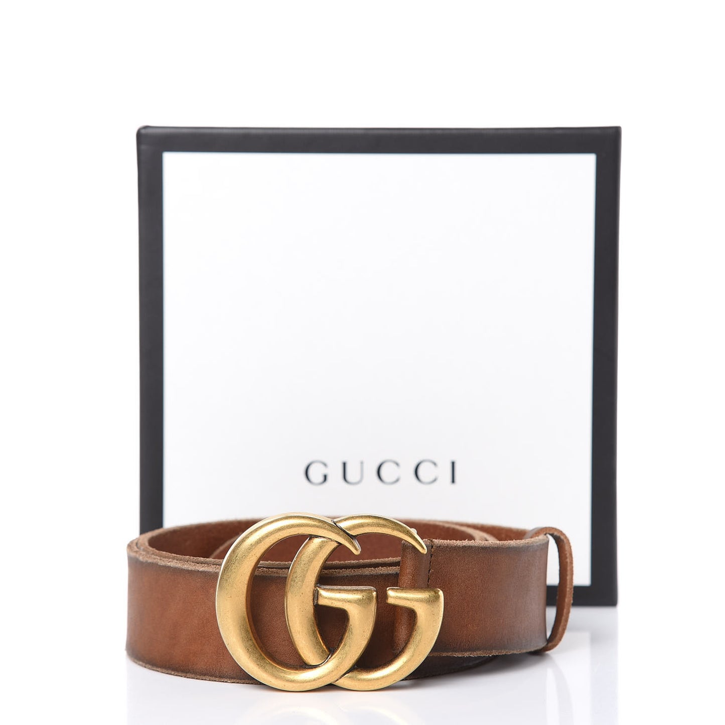 Faded Calfskin Double G 40mm Belt 90 36 Cuir