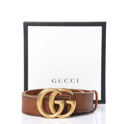 Gucci Faded Calfskin Double G 40mm Belt 90 36 Cuir 8 of 8