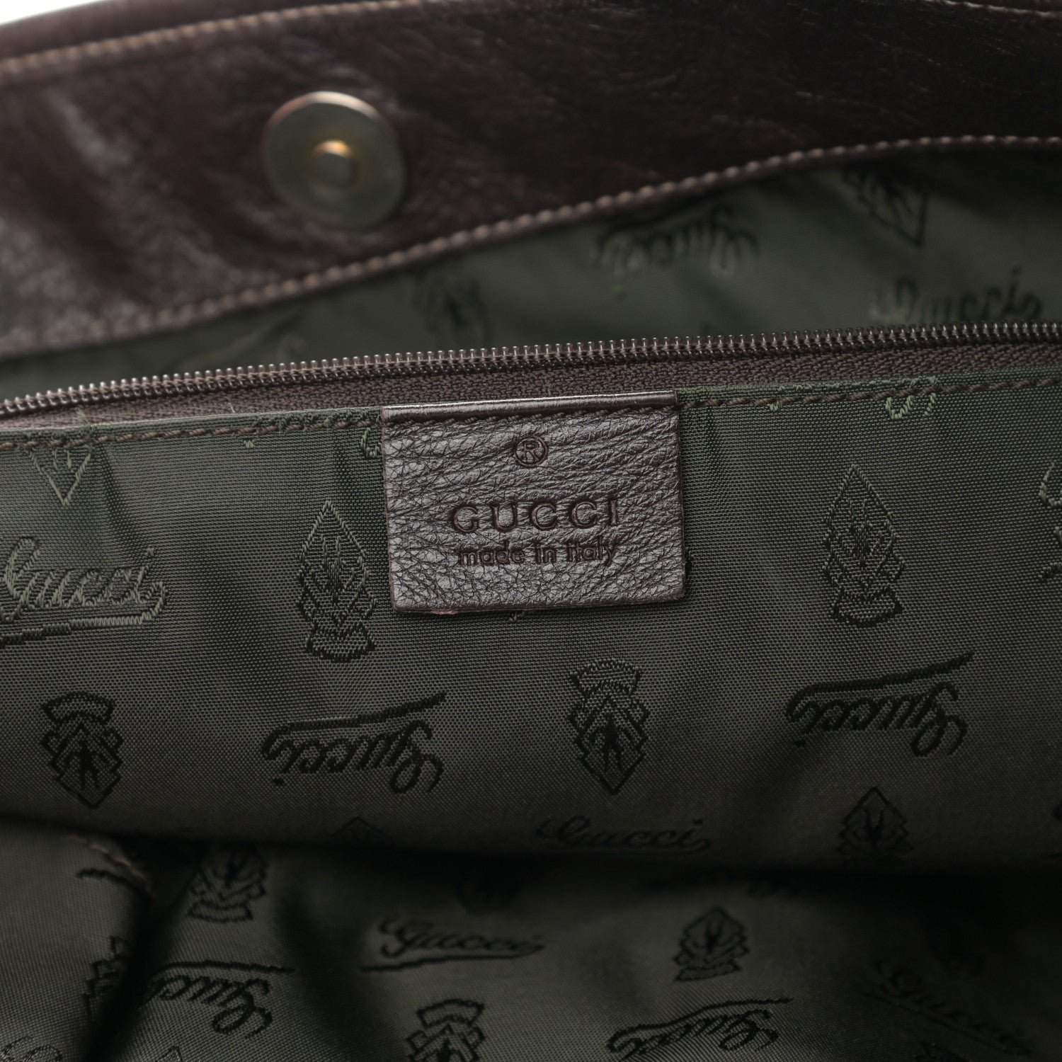 Gucci Monogram Large Tribeca Tote Brown 6 of 16