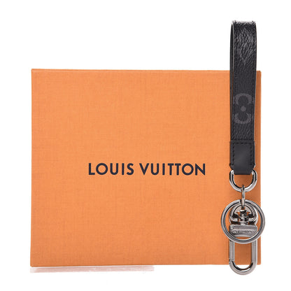 Louis Vuitton Monogram Eclipse Dragonne Bag Charm Key Holder 4 of 4