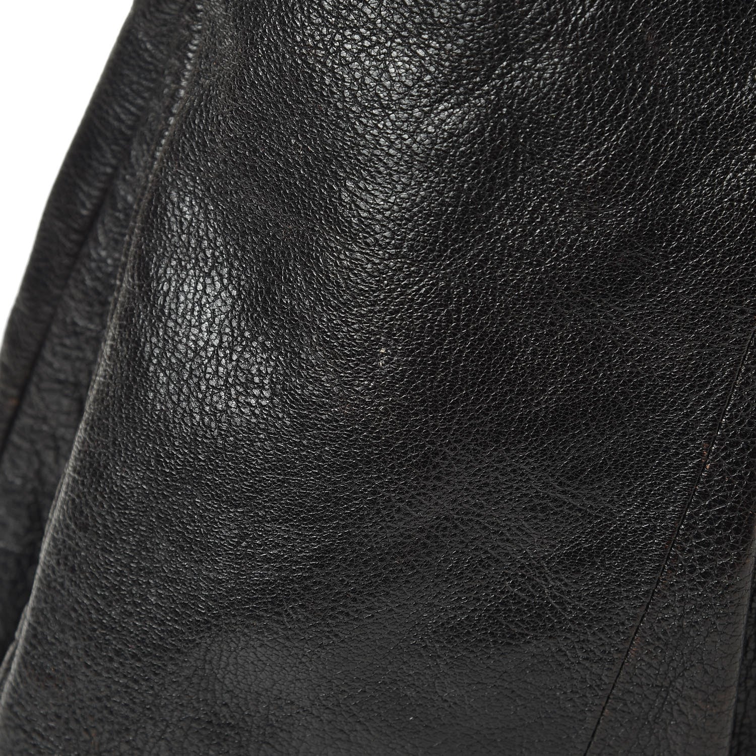 Gucci Calfskin Studded Large Bamboo Handle Tote Black 12 of 13