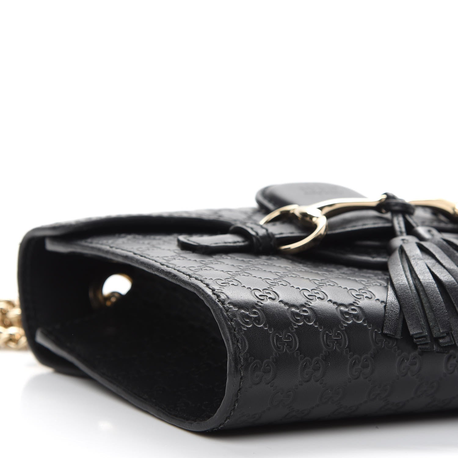 Gucci Microguccissima Mini Emily Shoulder Bag Black 8 of 11
