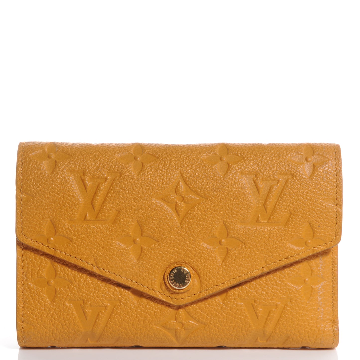 Empreinte Compact Curieuse Wallet Safran