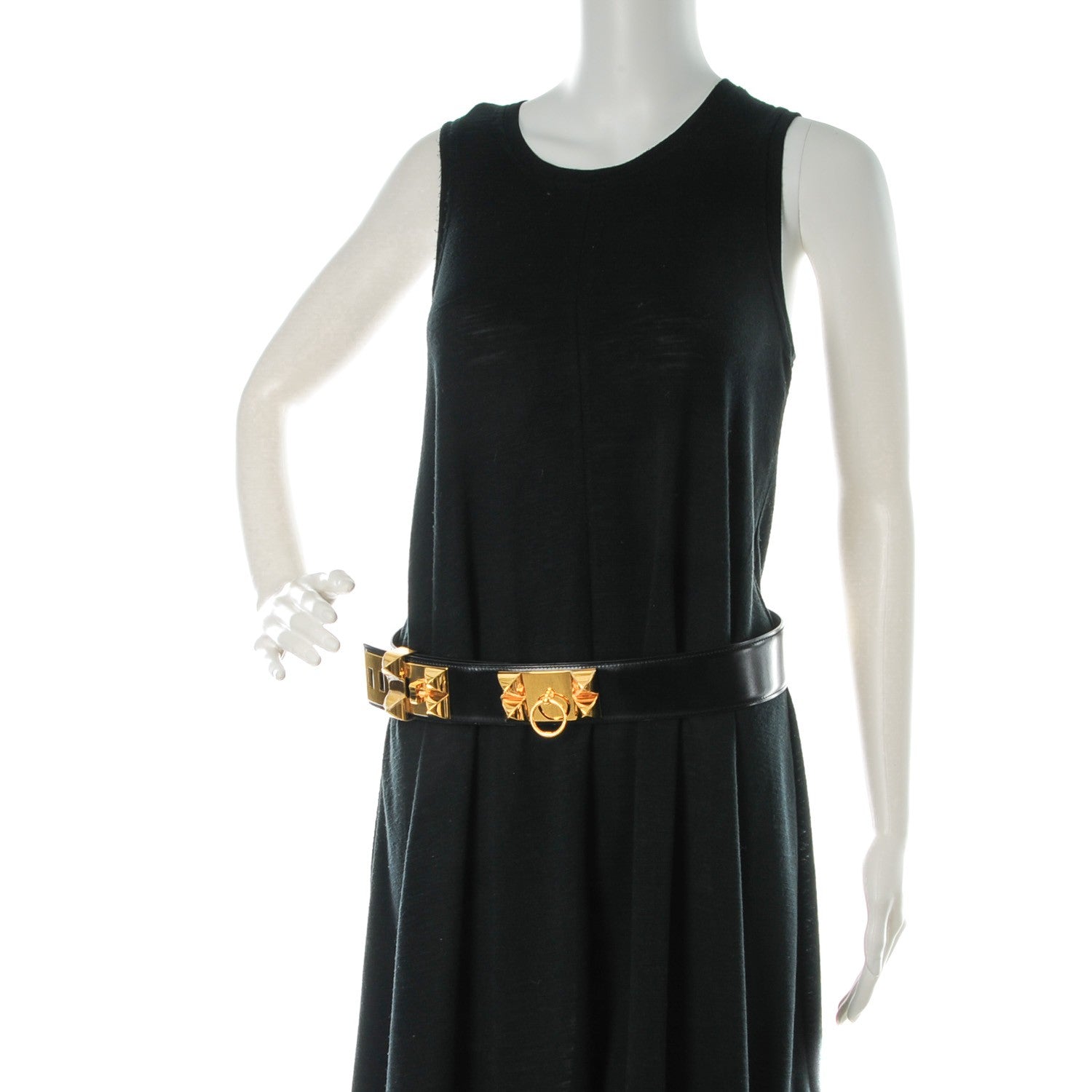 Hermes Box Collier De Chien CDC Belt 90 Black 2 of 8