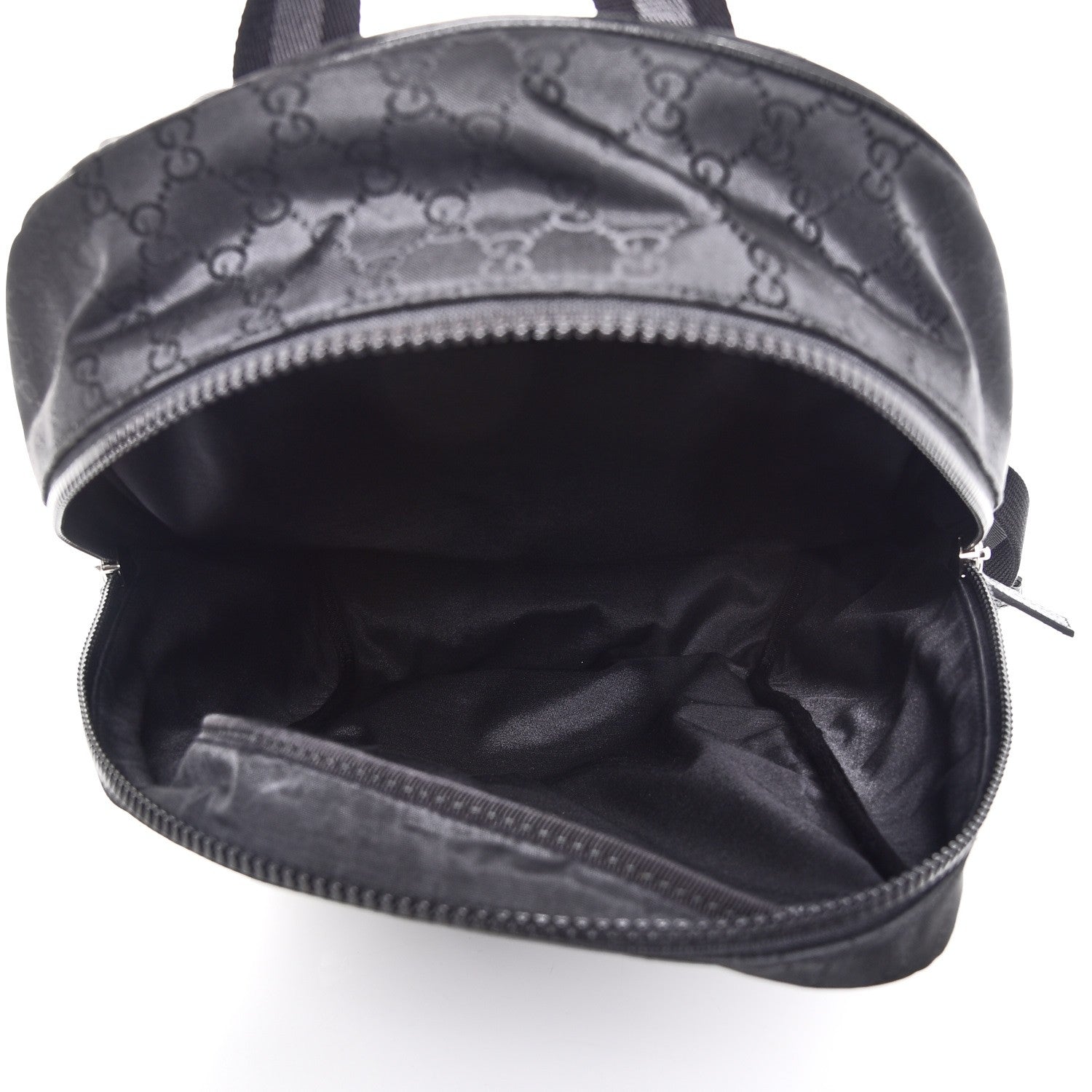 Gucci Nylon Monogram Slim Backpack Black 5 of 7