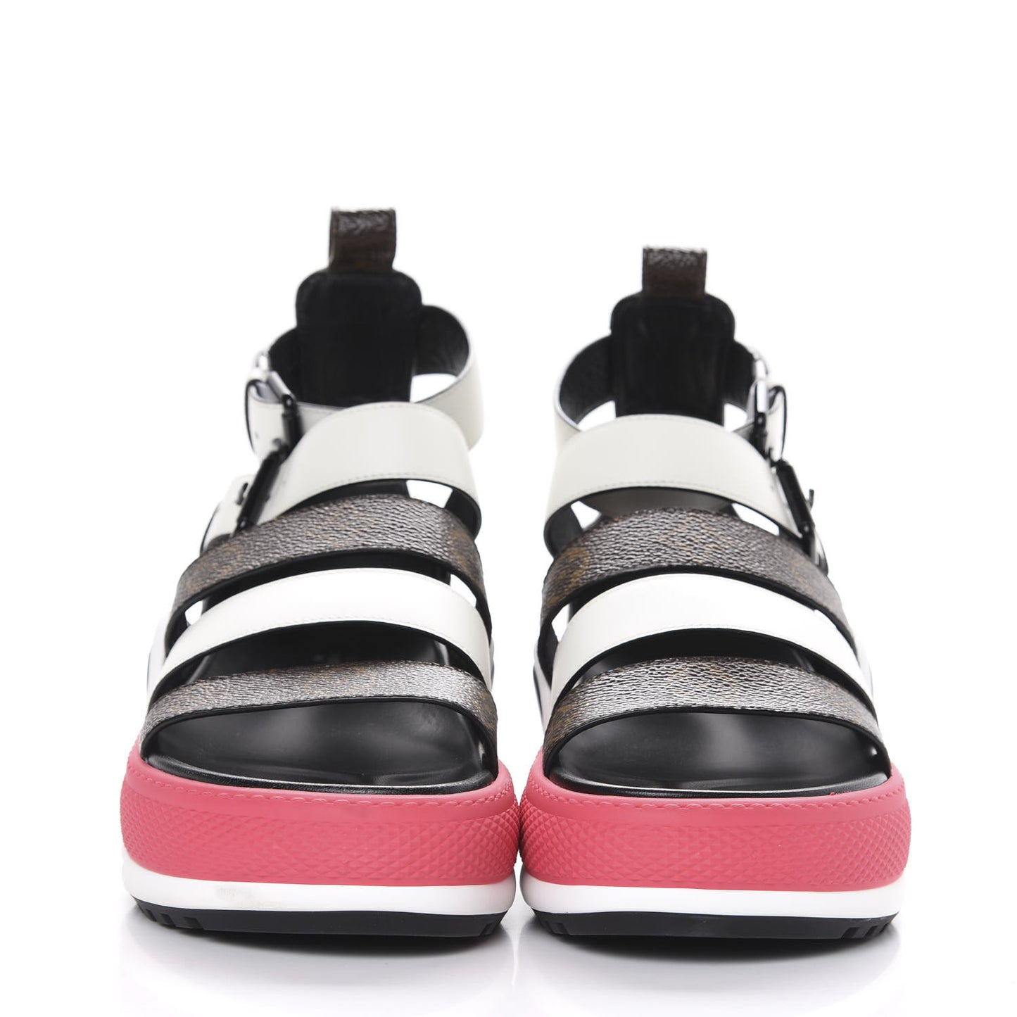 Patent Monogram LV Archlight Sandal 36 White