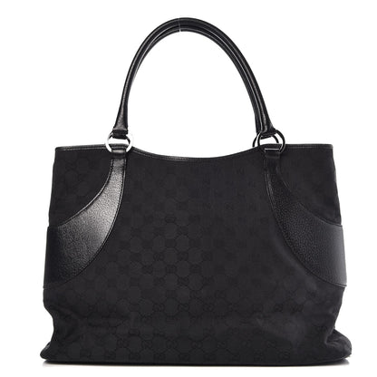 Gucci Monogram Signature GG Tote Black 1 of 17
