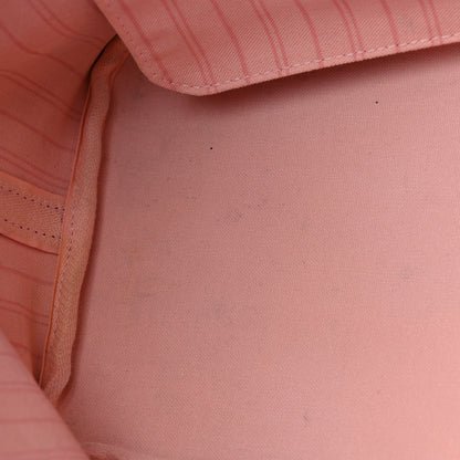 Louis Vuitton Damier Ebene Neo Neverfull MM Rose Ballerine 12 of 16