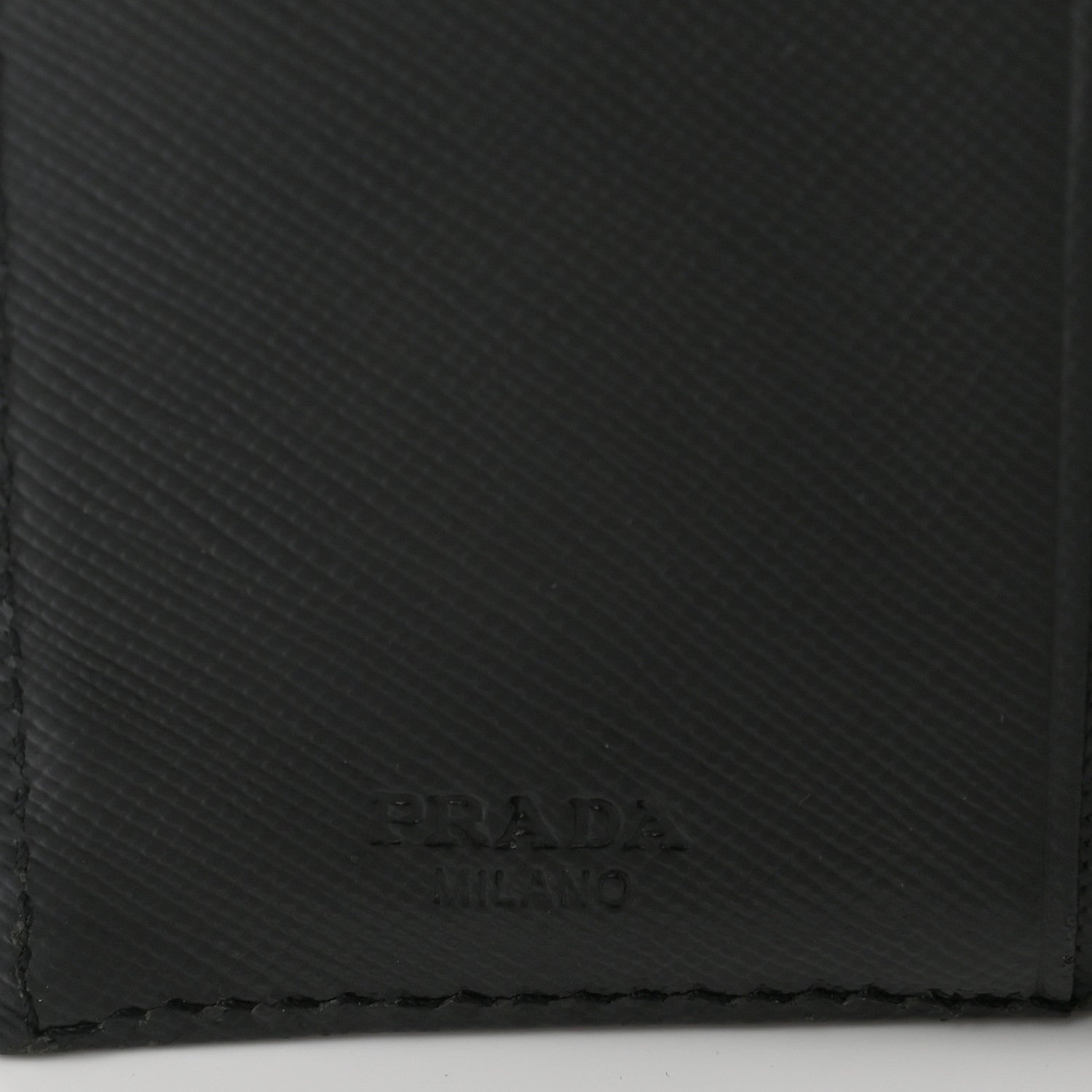 Prada Tessuto Nylon Saffiano Wallet Black 6 of 7