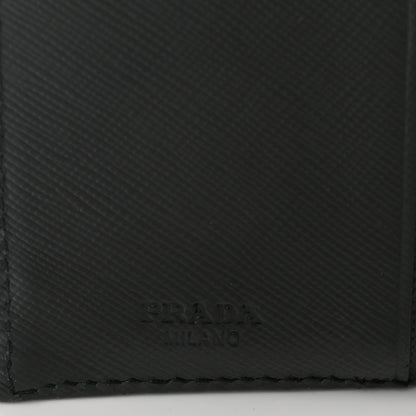 Prada Tessuto Nylon Saffiano Wallet Black 6 of 7