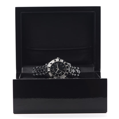 Christian Dior Stainless Steel Ceramic Diamond 33mm Dior VIII Quartz Watch Black 6 of 6