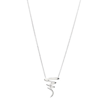 Tiffany Sterling Silver Paloma Picasso Scribble Pendant Necklace 1 of 6
