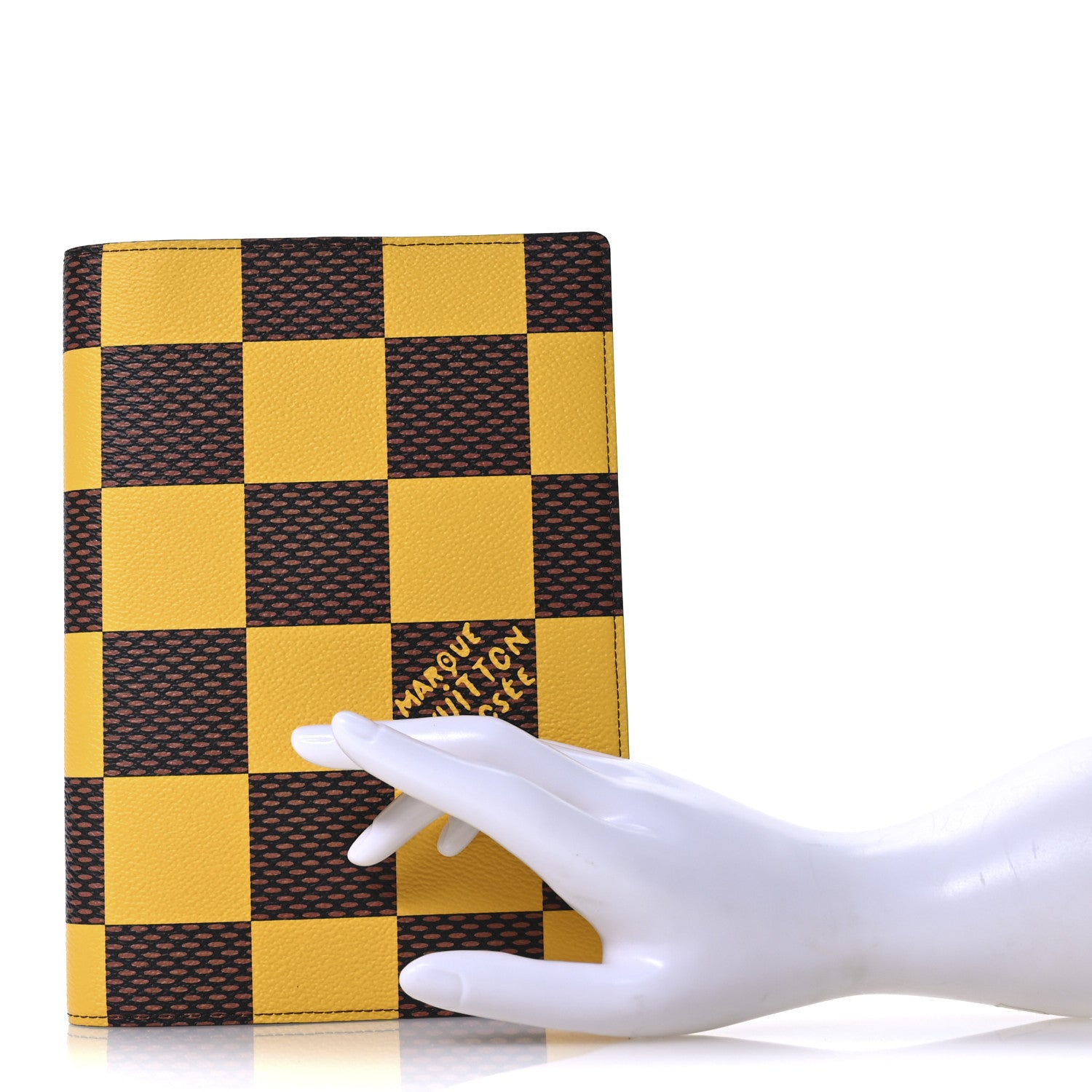 Louis Vuitton Damier Pop Auguste Notebook Cover Yellow 1671513
