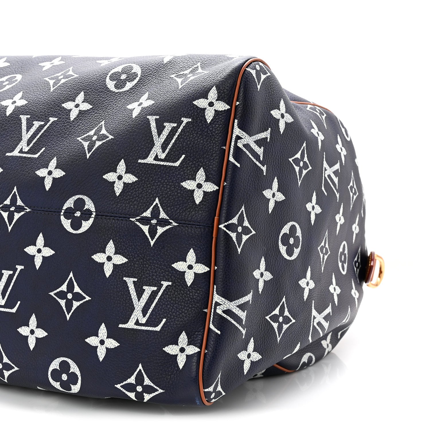 Louis Vuitton Calfskin Monogram Speedy P9 Bandouliere 50 Indigo 18 of 18