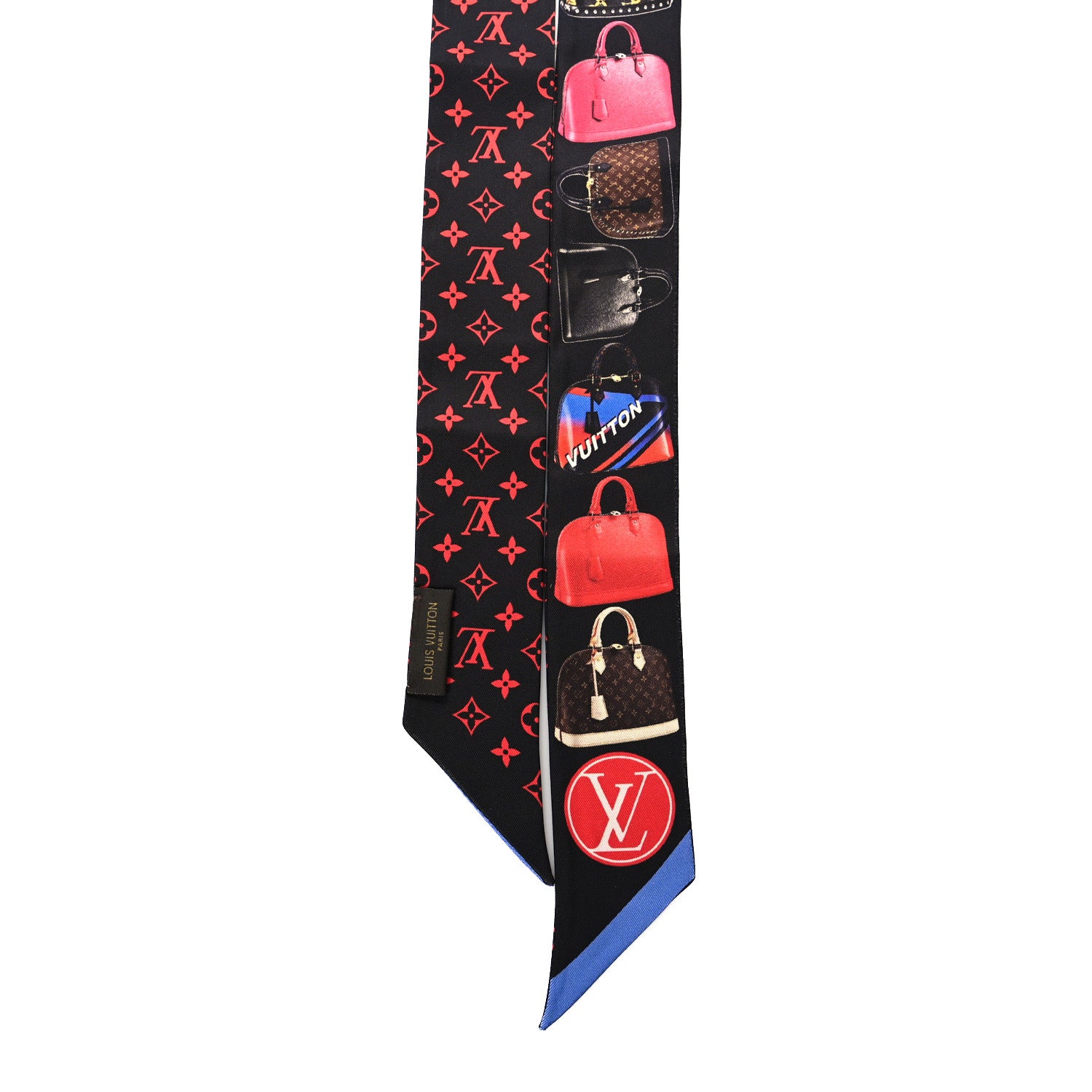 Louis Vuitton Silk Monogram Tribute To Alma BB Bandeau Black 2 of 3