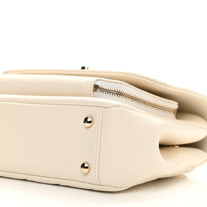 Chanel Caviar Quilted Medium Business Affinity Flap White 10 of 13