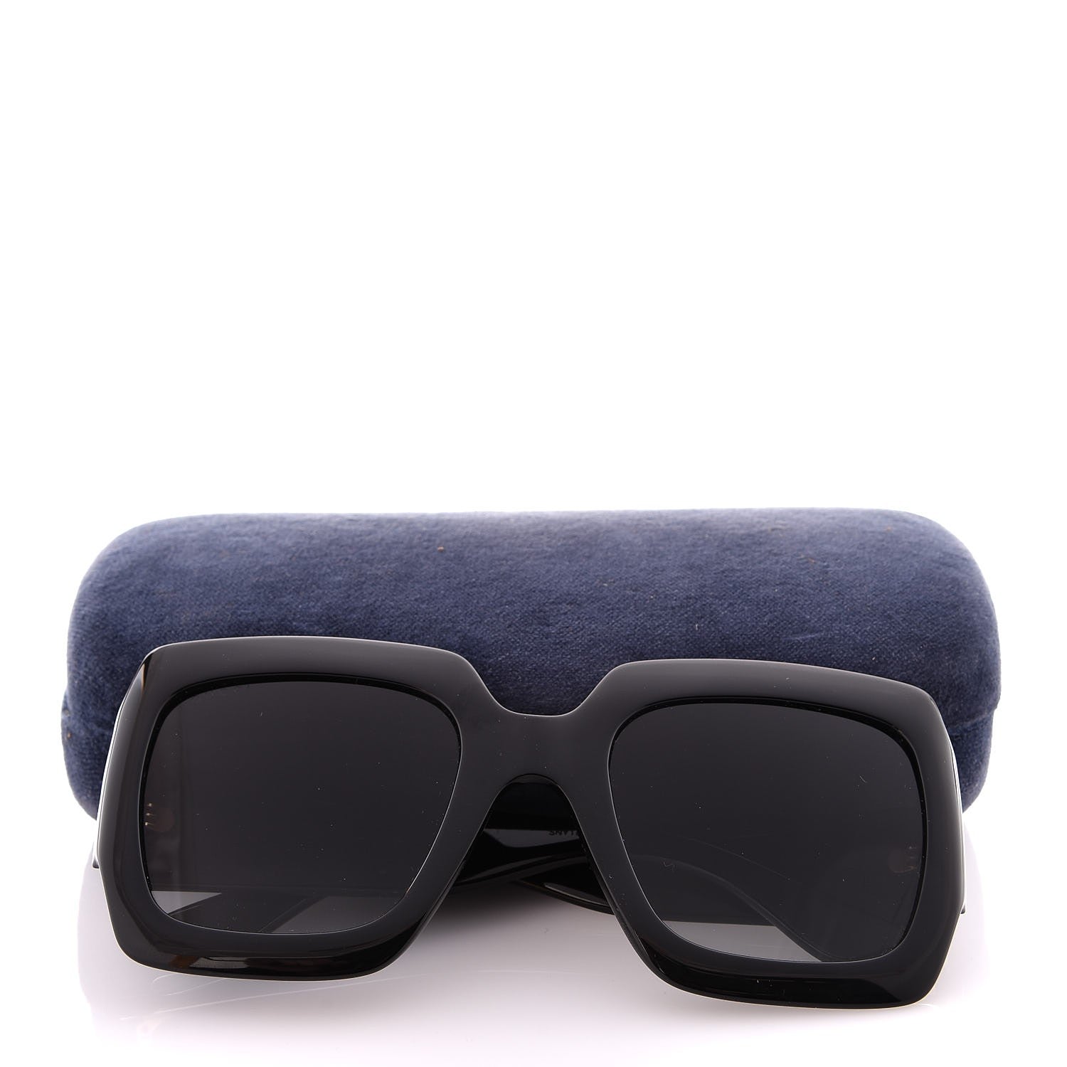 Gucci Acetate Square Frame Sunglasses GG0053S Black 7 of 7