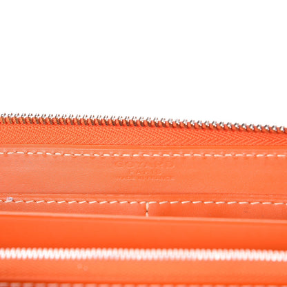 Goyard Goyardine Matignon Zip Around GM Wallet Orange 6 of 8