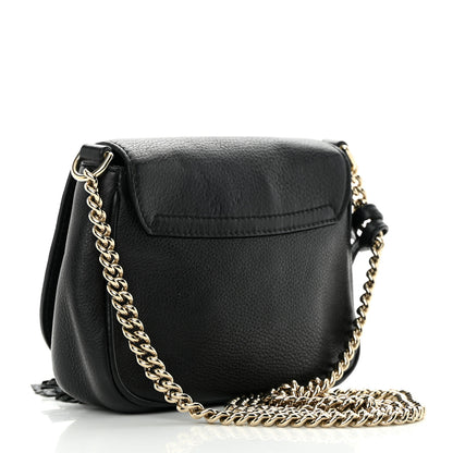 Gucci Pebbled Calfskin Small Soho Flap Crossbody Black 3 of 17