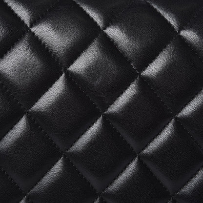 Chanel Lambskin Quilted Maxi Double Flap Black 12 of 17