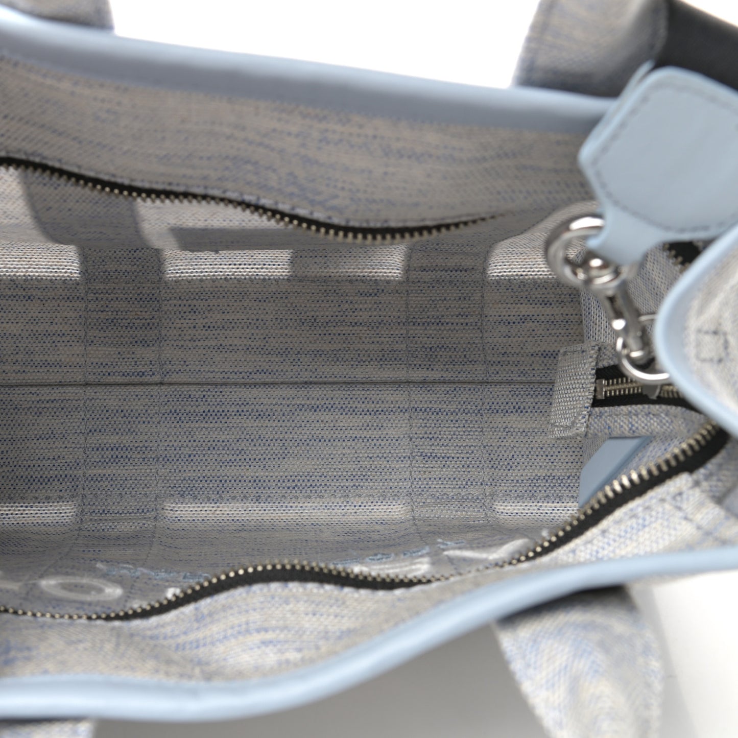 Canvas Small Summer Tote Bag Blue