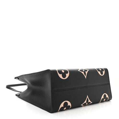 Louis Vuitton Empreinte Monogram Giant Onthego GM Black Beige 4 of 9