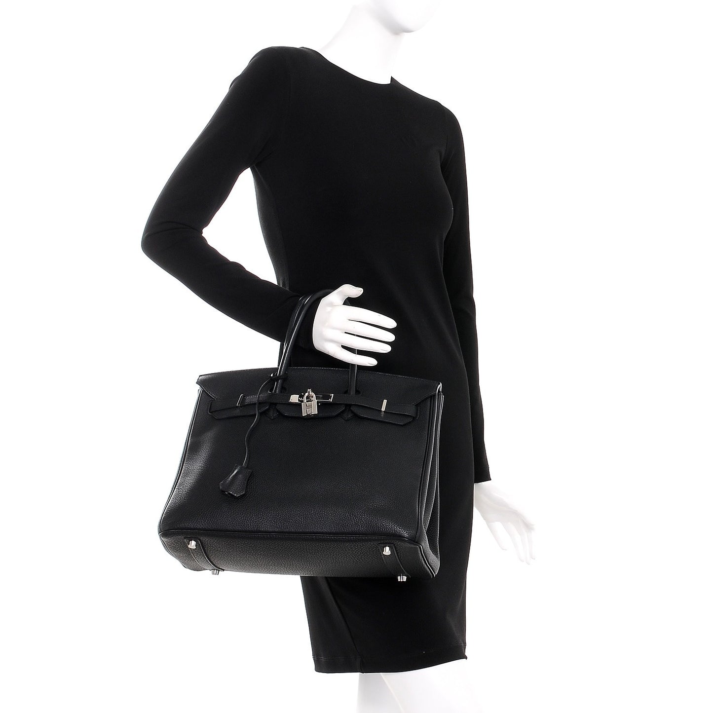 Taurillon Clemence Birkin 35 Black