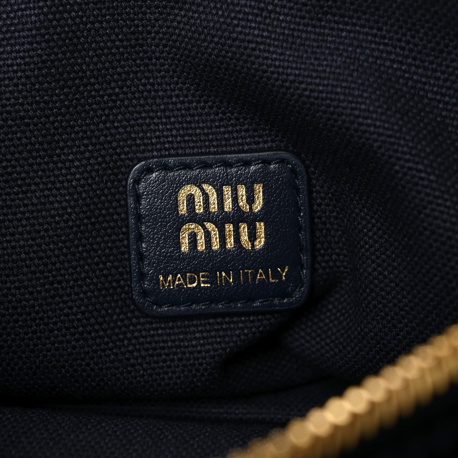Miu Miu Velvet Pouch Bag Navy Amaranto 6 of 9