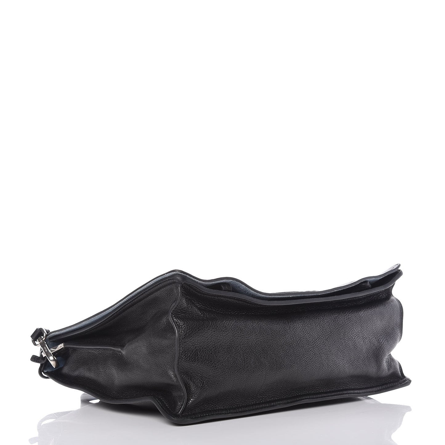 Glace Calf Etiquette Flap Black Astrale